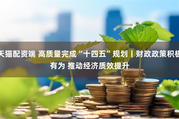 天猫配资端 高质量完成“十四五”规划丨财政政策积极有为 推动经济质效提升