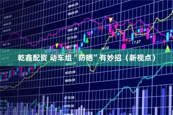 乾鑫配资 动车组“防晒”有妙招（新视点）
