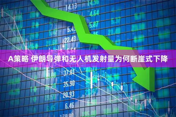 A策略 伊朗导弹和无人机发射量为何断崖式下降